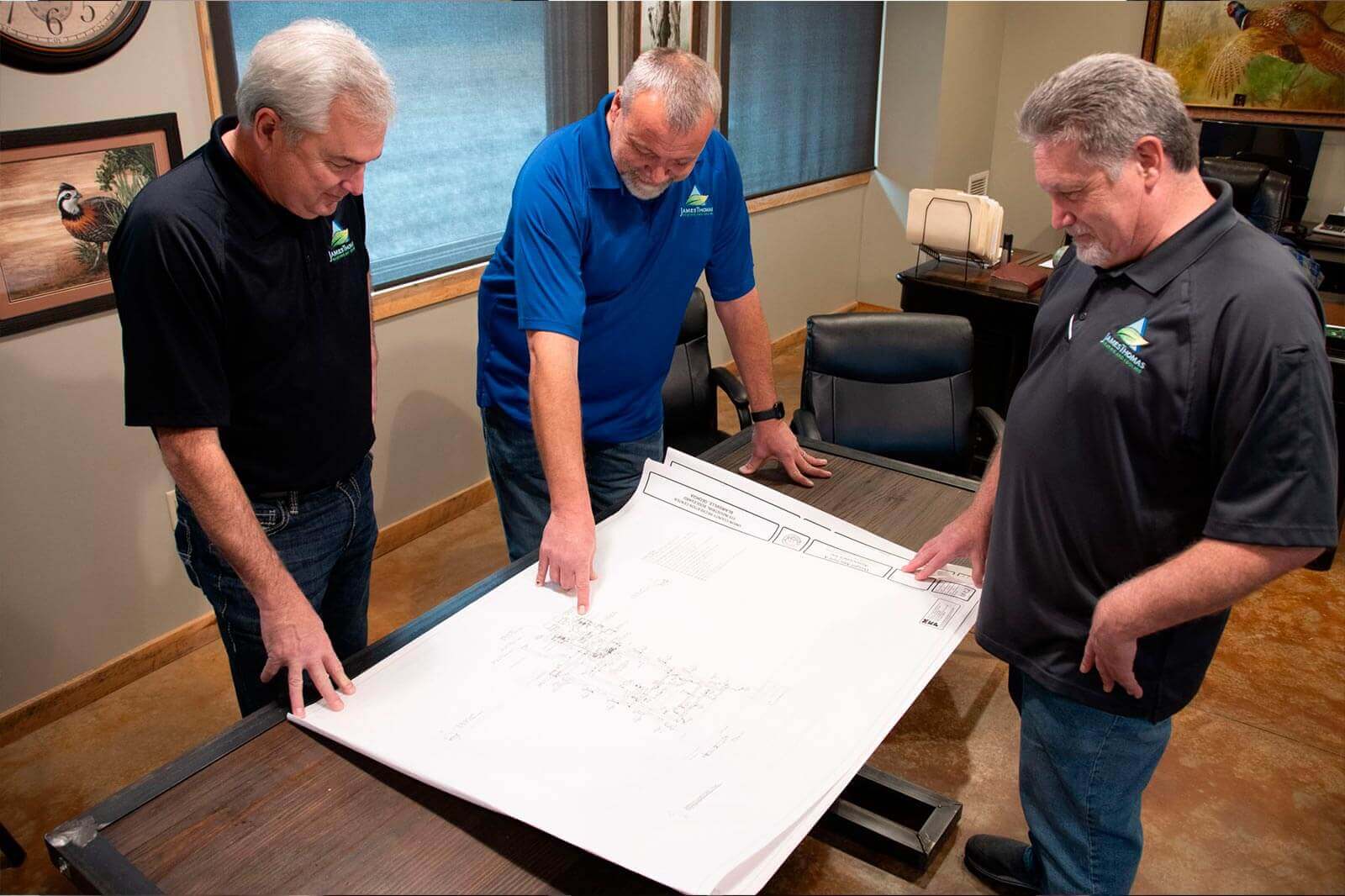 James with Les & Jimmy Viewing plans