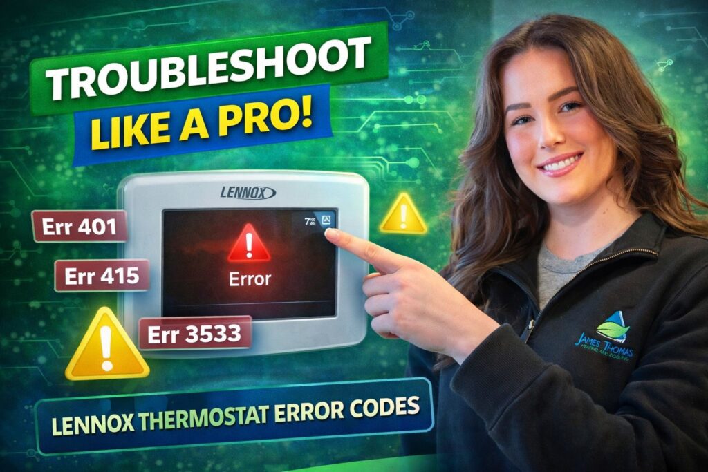 decoding lennox thermostat error codes