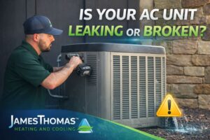 broken ac unit or leak featured image