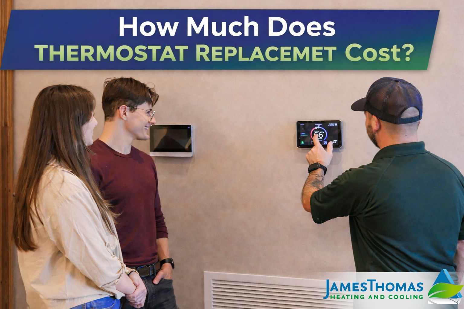 cost to replace thermostat in home